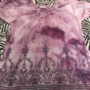 Purple design shirt